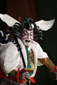 El aragoto un personaje de la historia del teatro kabuki