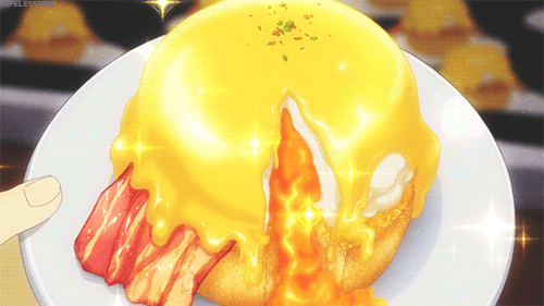 Shokugeki no Soma Huevos Benedictino