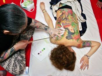 horimono estigma de llevar tatuajes en Japón