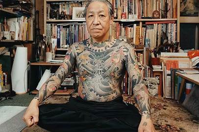 maestro horiyoshi III estigma de llevar tatuajes en Japón