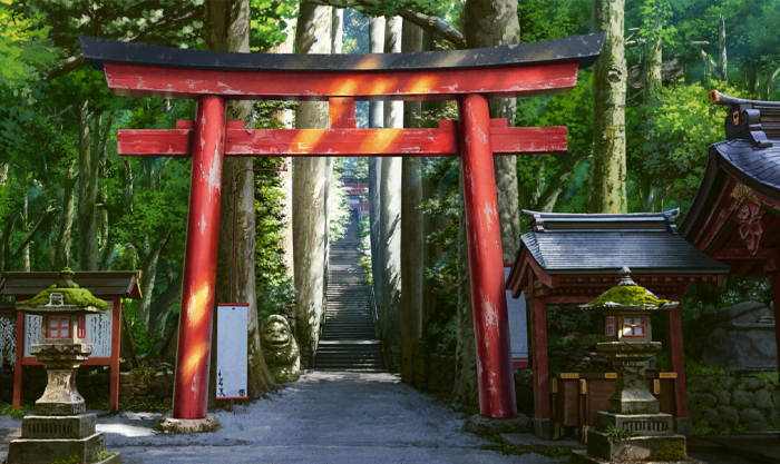 Representaciones del comportamiento religioso de Japón en el anime