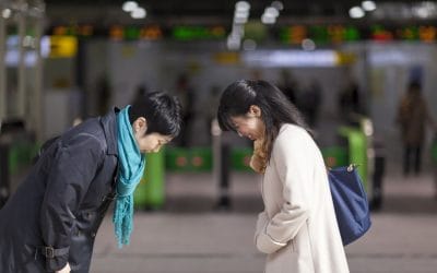 Infografía: saludos en japonés